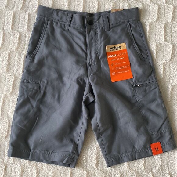 Boys Urban Pipeline™ Tech Cargo Shorts NWT Size 14 Regular Gray - Picture 5 of 9